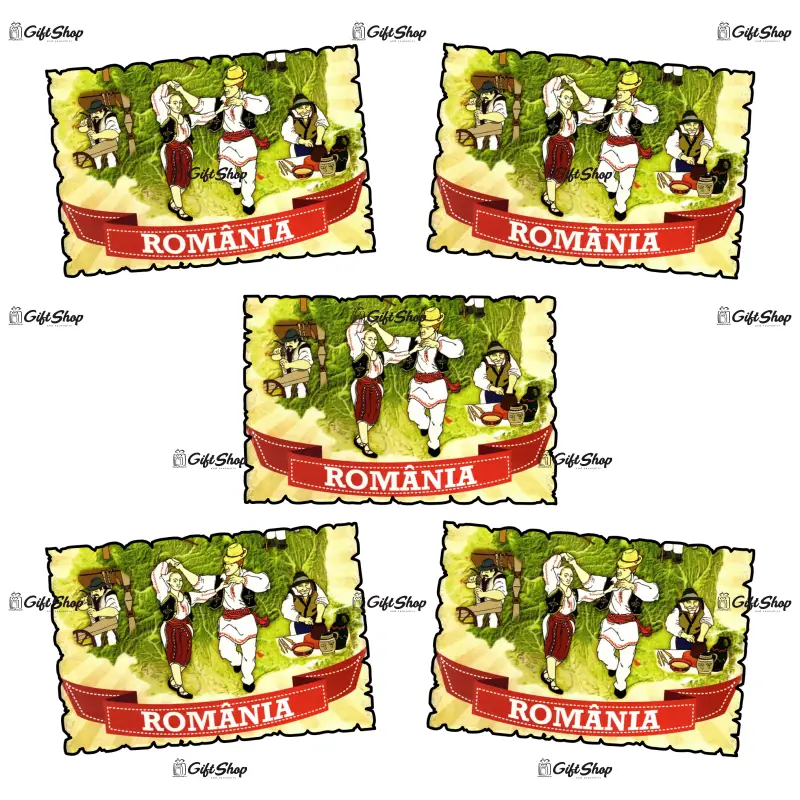 Tarani romania, magnet frigider mgs028